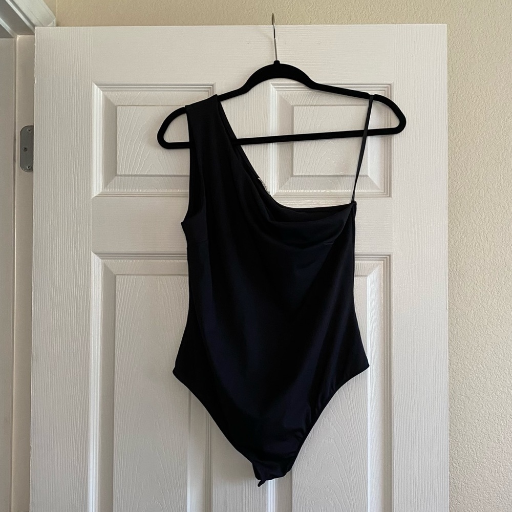 Free People one shoulder bodysuit